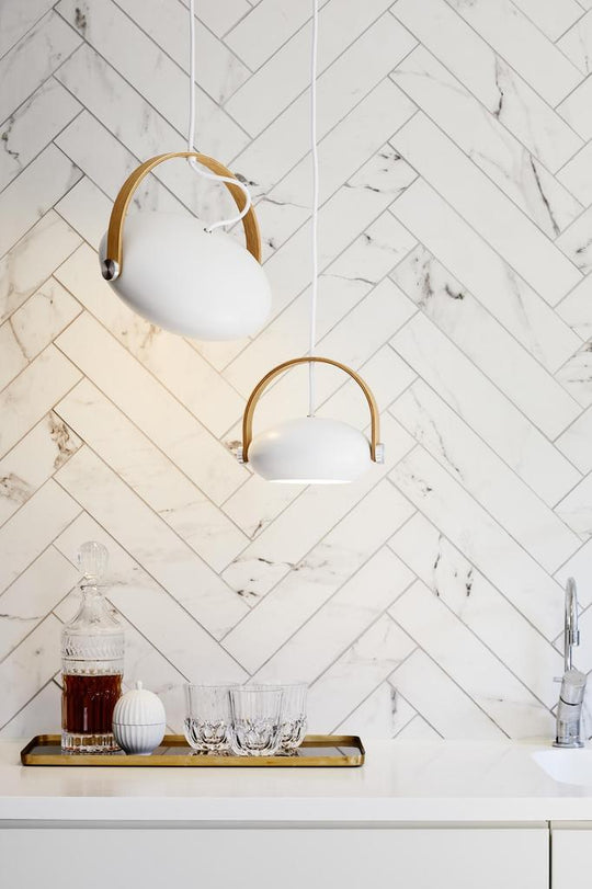 D.C PENDEL HVID M/EGETRÆ Ø18