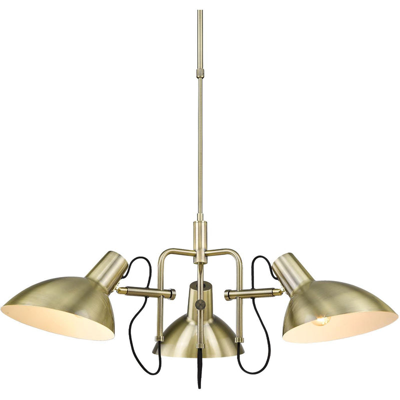 Metropole Lysekrone Antique/messing - Pendel
