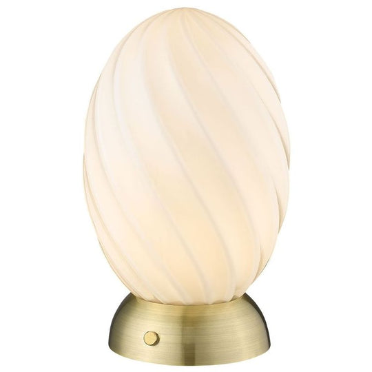 TWIST BORDLAMPE MESSING