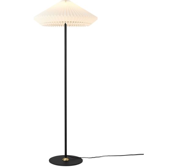 PARIS GULVLAMPE HVID/SORT