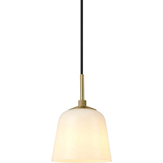 HALO DESIGN ROOM 49 Ø15 ANTIK MESSING OG OPAL GLAS PENDEL
