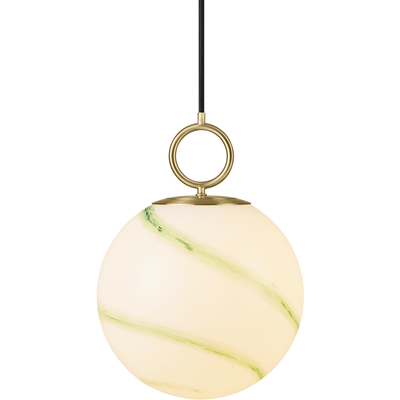 STOCKHOLM PENDEL Ø24 MARBLE GRØN