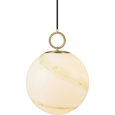 STOCKHOLM PENDEL Ø30 MARBLE GRØN