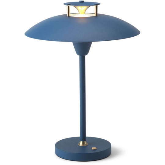 Stepp 1-2-3 Portable – Mørke Blå – Genopladelig bordlampe i stilrent dansk design