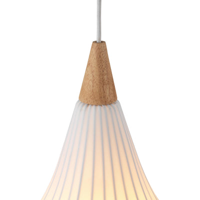 DROPS Ø23 TEKSTIL PENDEL HVID - Halo Design