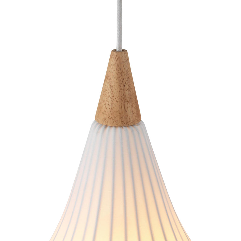 DROPS Ø23 TEKSTIL PENDEL HVID - Halo Design