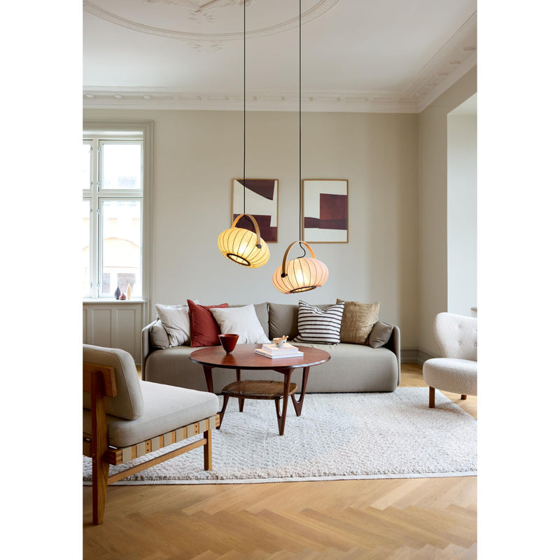 DC Ø40 TEKSTIL PENDEL GRÅ - Halo Design