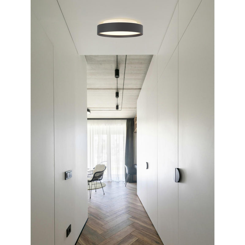 BACKLIGHT FULL Ø30 PLAFOND SORT 3 TRINS LED DÆMP -  Halo Design
