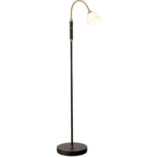LUCID LED GULVLAMPE 1 ARM OPAL ANTIQUE