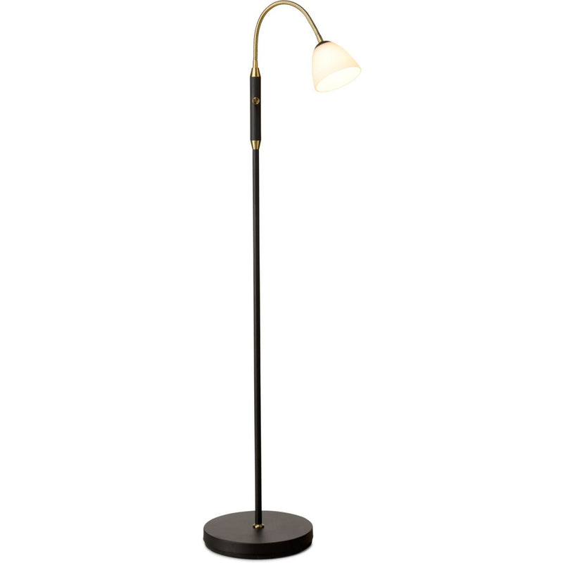 LUCID LED GULVLAMPE 1 ARM OPAL ANTIQUE