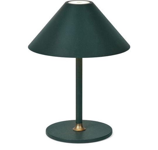 HYGGE BORDLAMPE Ø19 DYB GRØN BATTERI LED