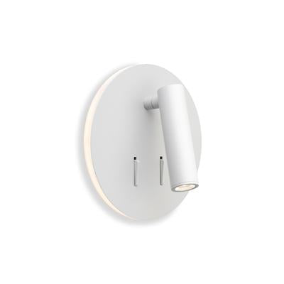 CIRCLE VÆGLAMPE HVID