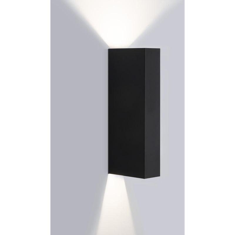 ANTIDARK SLIM FLEX OUTDOOR W230 SORT LED VÆGLAMPE