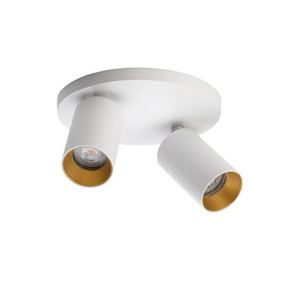 SPOTON2 CIRCLE HVID/GULD