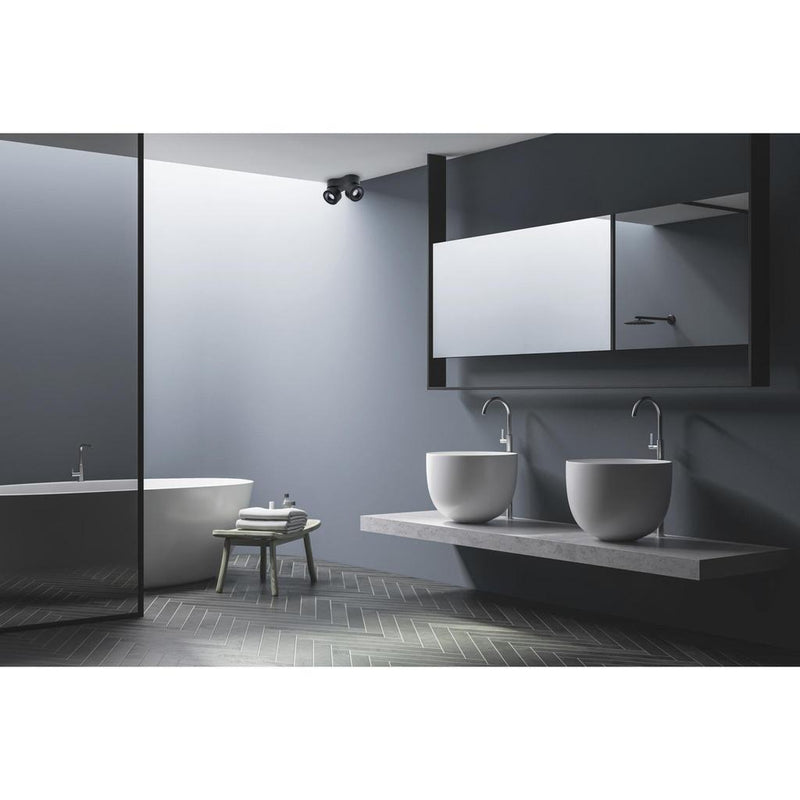 EASY W2100 VÆG/LOFT LED DTW SORT - ANTIDARK