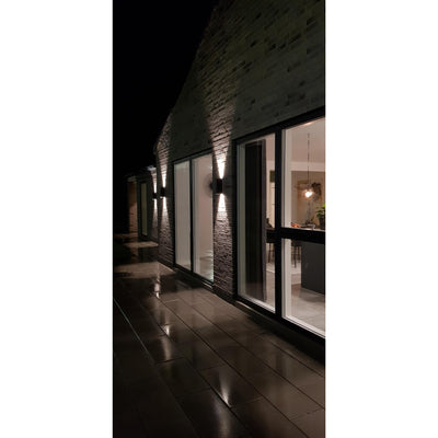 ANTIDARK BRICK OUTDOOR DOWN SORT LED VÆGLAMPE