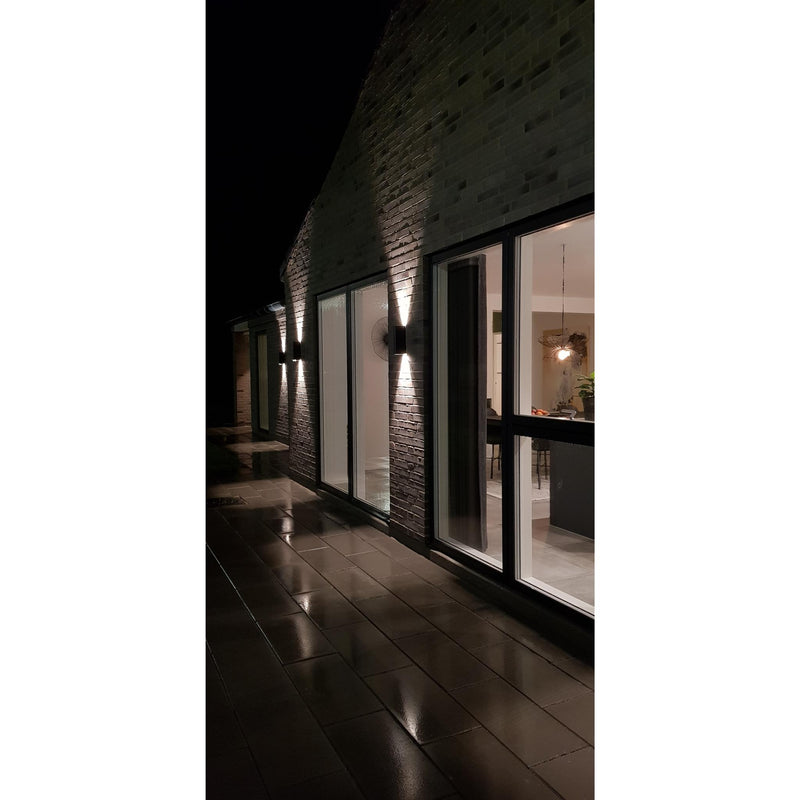 ANTIDARK BRICK OUTDOOR DOWN SORT LED VÆGLAMPE