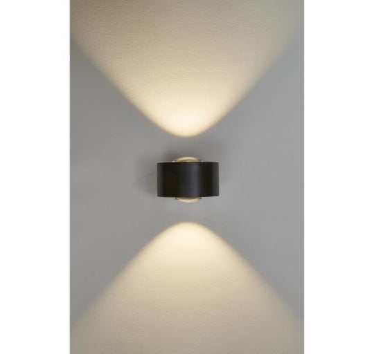 EASY LENS TITANIUM LED VÆGLAMPE DTW 120W - ANTIDARK