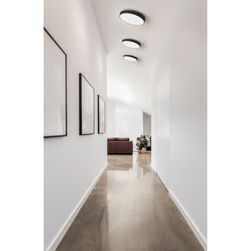 LUNA C450 SORT PLAFOND 3000K