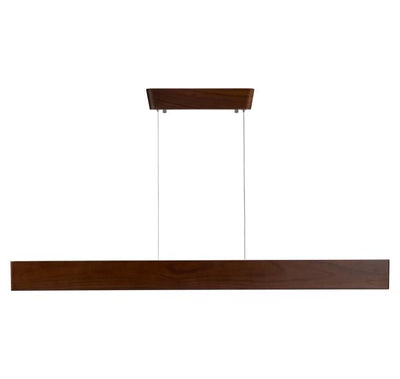 ANTIDARK Flora P150 Valnød | Elegant Langbordspendel i Massivt Træ med Dæmpbar LED