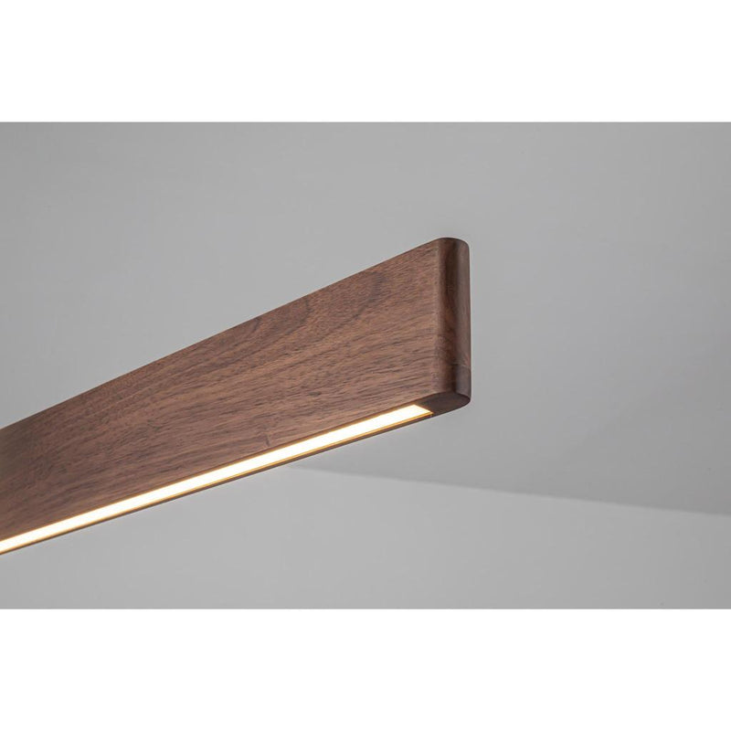 ANTIDARK Flora P150 Valnød | Elegant Langbordspendel i Massivt Træ med Dæmpbar LED