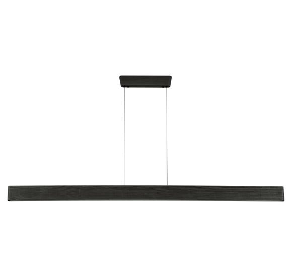 ANTIDARK Flora P150 Sort Ask | Elegant Langbordspendel i Massivt Træ med Dæmpbar LED