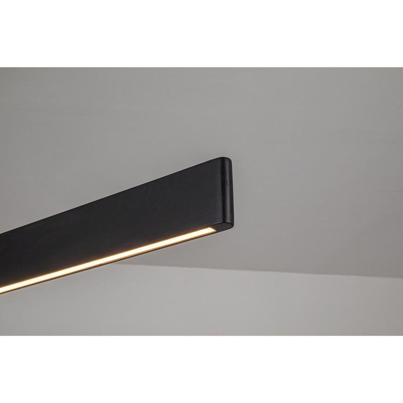 ANTIDARK Flora P150 Sort Ask | Elegant Langbordspendel i Massivt Træ med Dæmpbar LED