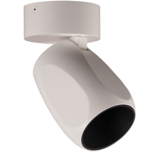 FACET W70 LED 2700K HVID PÅBYGNINGSSPOT