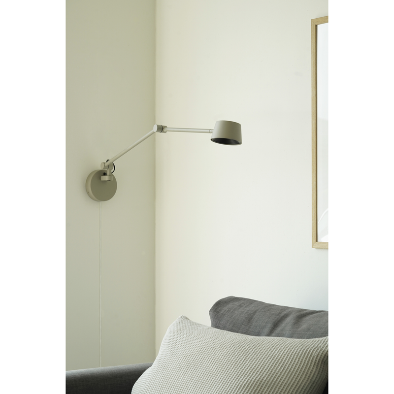 DIRECTION VÆGLAMPE MAT GRÅ LED