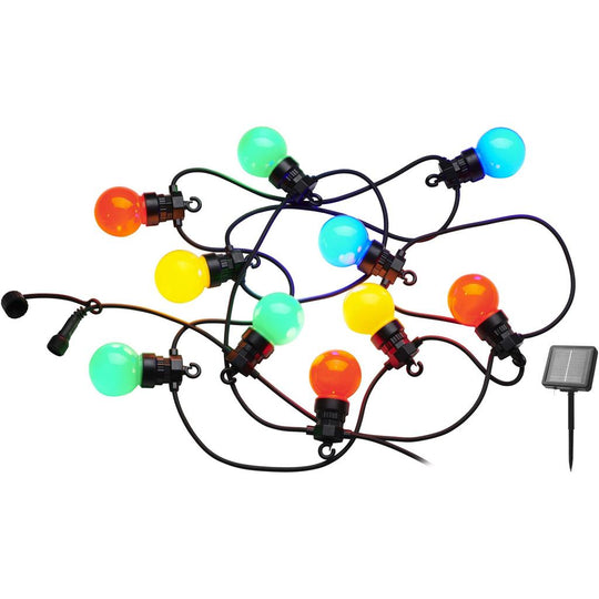 LUCAS 10 LYS STARTSÆT - SOLCELLELAMPE - MULTI