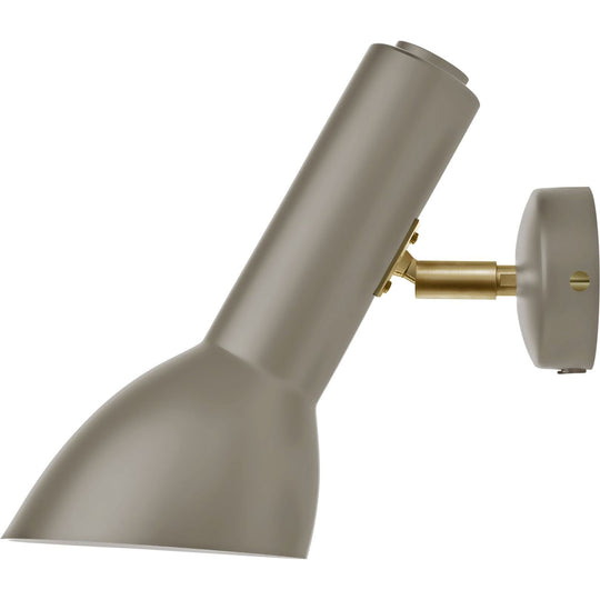 OBLIQUE VÆGLAMPE MESSING/SAND