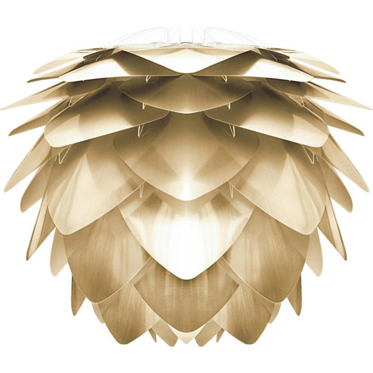 Silvia Mini Skærm Børstet Messing Ø32 - Pendel