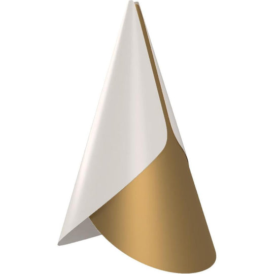 Cornet Hvid / Messing Skærm - Pendel