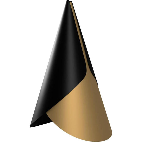 Cornet Sort / Messing Skærm - Pendel