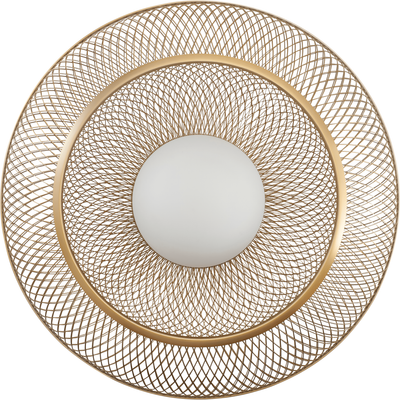 FARADAY MEDIUM LOFT/VÆGLAMPE MESSING