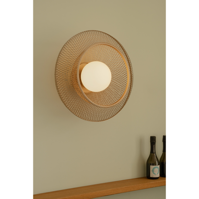 FARADAY MEDIUM LOFT/VÆGLAMPE MESSING