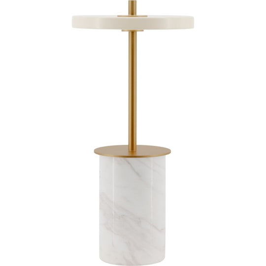 ASTERIA MOVE MINI - PORTABLE LED - HVID MARMOR