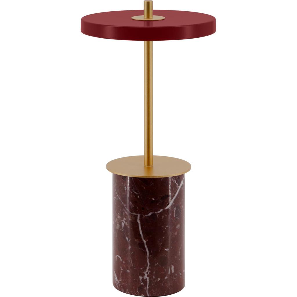 ASTERIA MOVE MINI - PORTABLE LED - RØD MARMOR