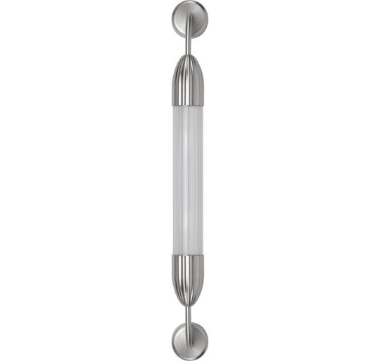 Lemon Squeeze Væglampe – Poleret Stål, Kort & Enkelt – Elegant skulpturel belysning