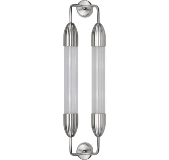 LEMON SQUEEZE VÆGLAMPE POLERET STÅL KORT DOBBELT