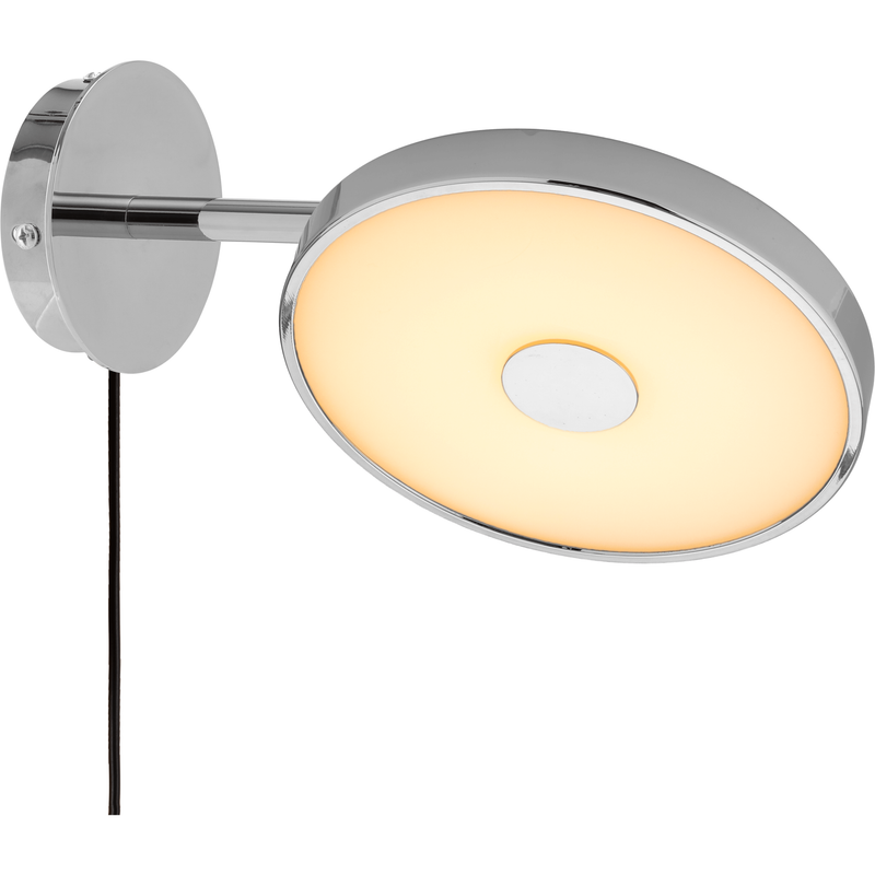 ASTERIA VÆGLAMPE KORT STÅL