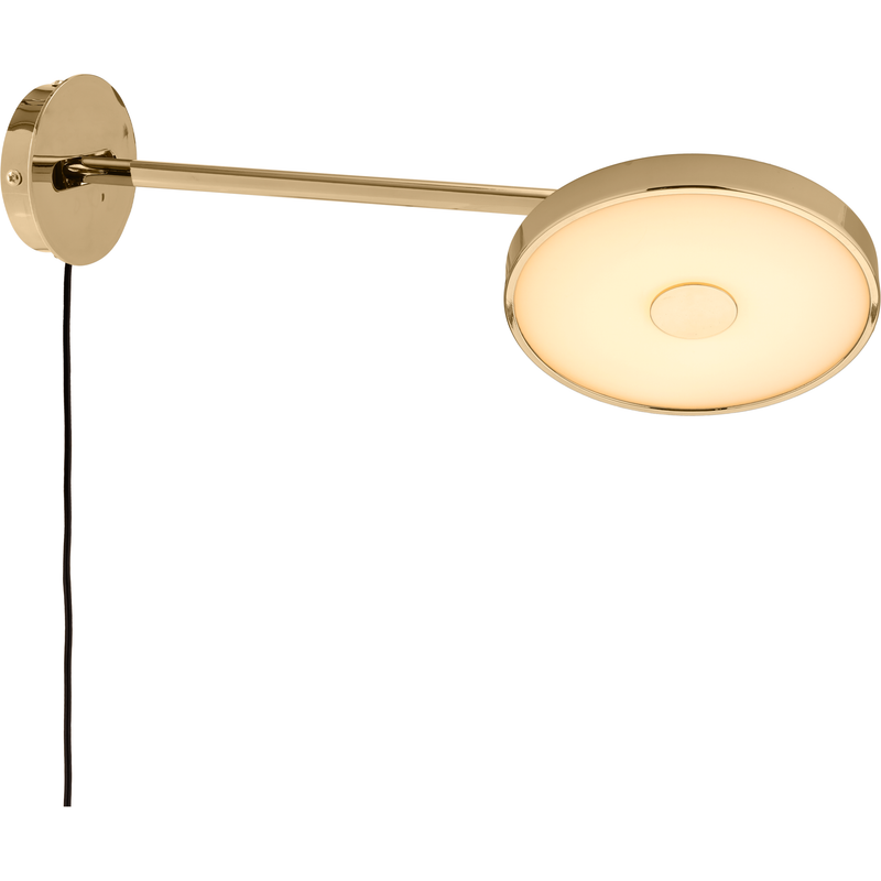 ASTERIA VÆGLAMPE LANG MESSING