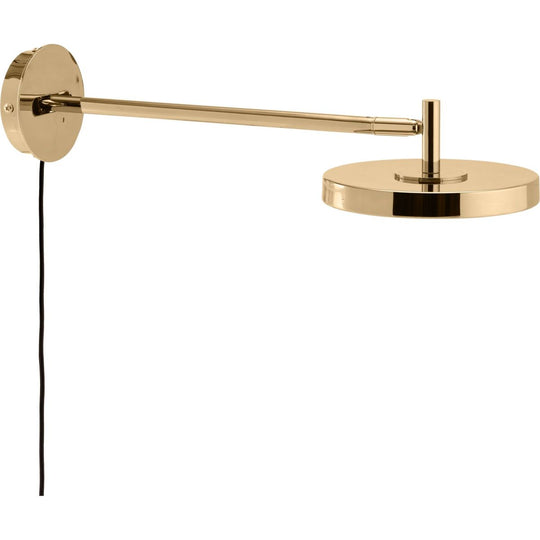 ASTERIA VÆGLAMPE LANG MESSING