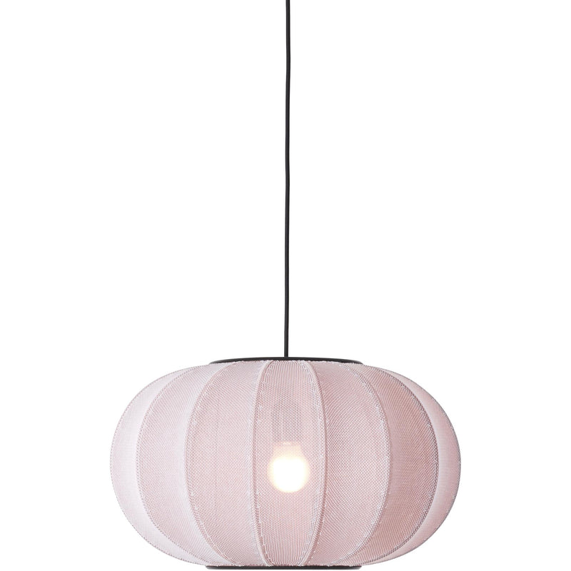 MADE BY HAND KNIT-WIT 45 OVAL LIGHT PINK PENDEL