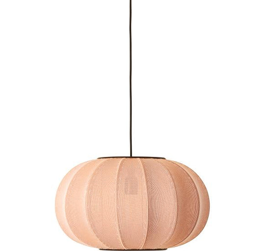 KNIT-WIT PENDEL 45 OVAL CORAL