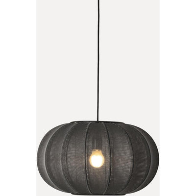 KNIT-WIT PENDEL 45 OVAL BLACK