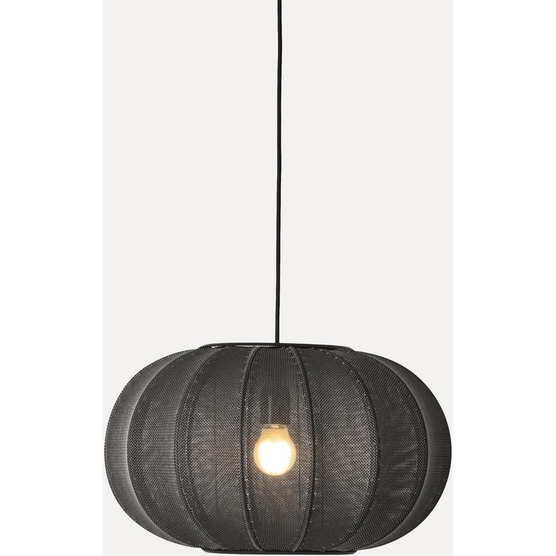KNIT-WIT PENDEL 45 OVAL BLACK