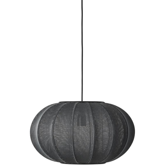 KNIT-WIT PENDEL 45 OVAL BLACK