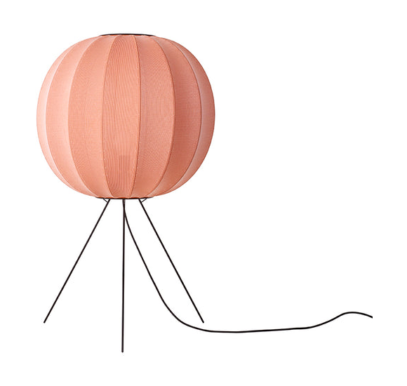 KNIT-WIT GULVLAMPE MEDIUM 60 RUND CORAL