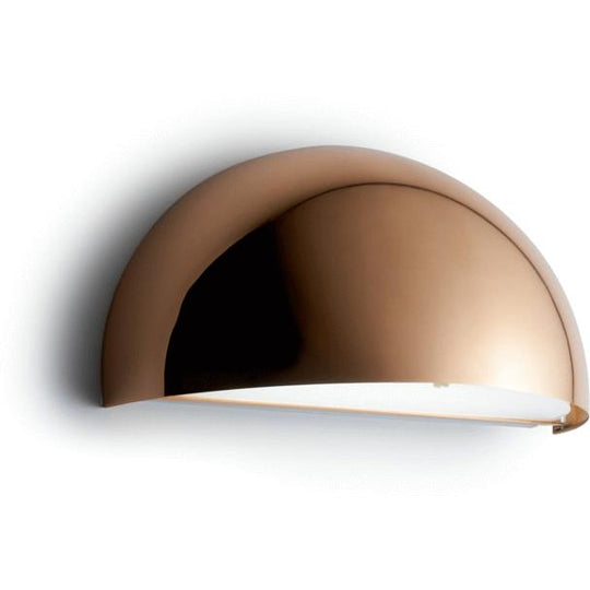 Rørhat Væglampe E14 Blank Kobber